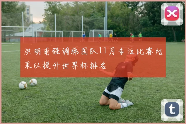 洪明甫强调韩国队11月专注比赛结果以提升世界杯排名