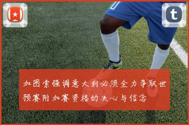 加图索强调意大利必须全力争取世预赛附加赛资格的决心与信念